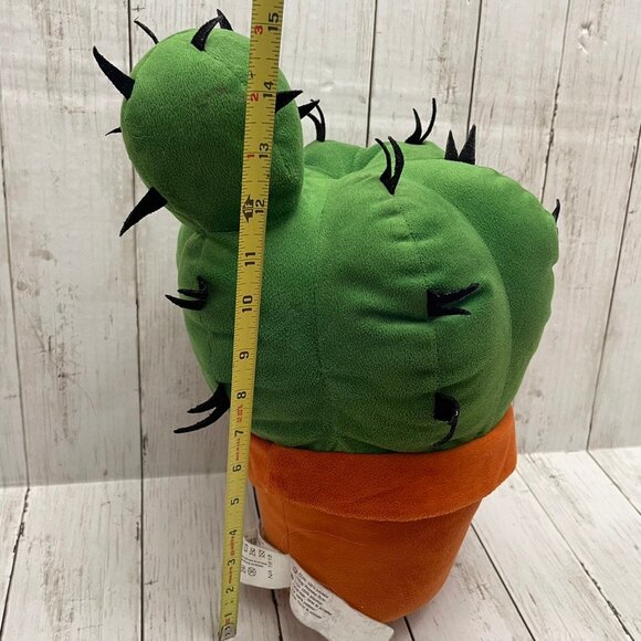 Large IKEA Hemmahos Plush Cactus w/ spider in stuffed clay pot * - Picture 5 of 9